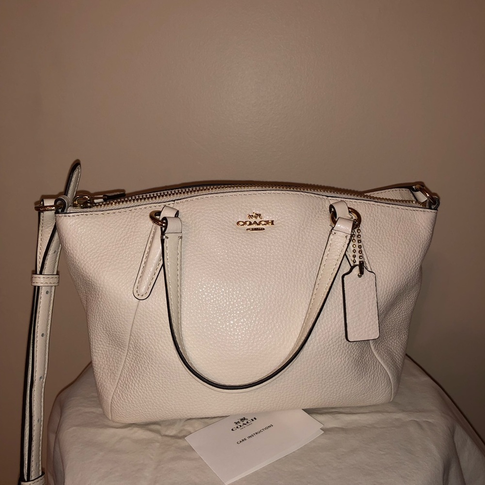 Brand New Coach Kelsey White Handbag